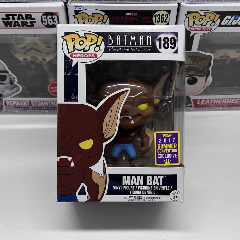 Funko Pop! Vinyl: DC Universe Manbat GameStop San Diego Comic Con #189 USED